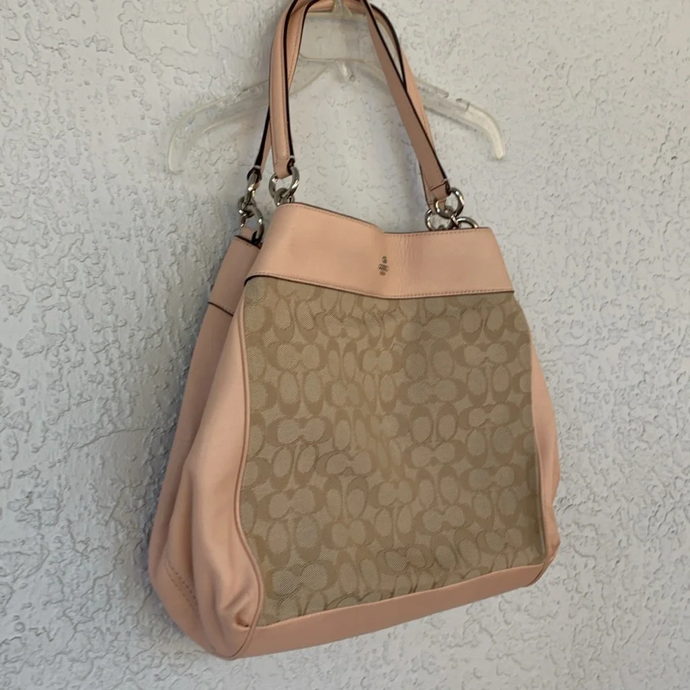 Coach signature satchel bag